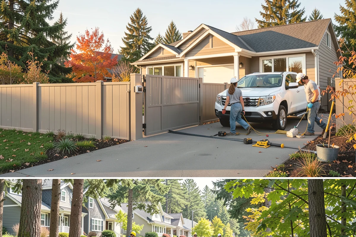 Front Steps Construction in Normandy Park, King County, WA - Concrete and masonry steps cure best in dry, mild weather, so late spring through early fall is preferred.