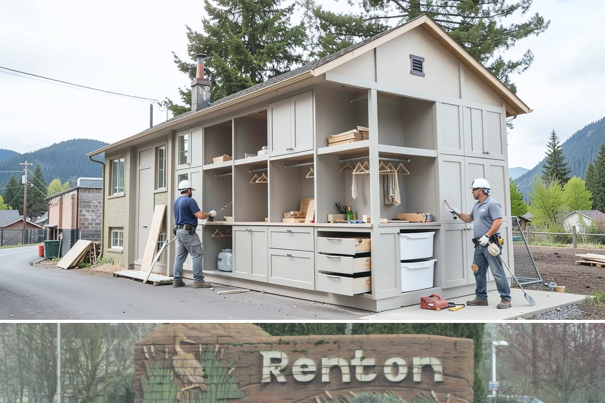 Front Steps Construction in Renton, King County, WA - Concrete and masonry steps cure best in dry, mild weather, so late spring through early fall is preferred.
