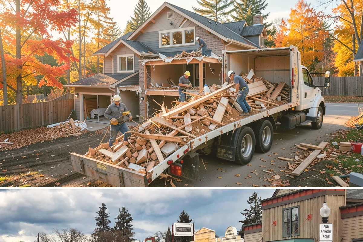 Front Steps Construction in Roy, Pierce County, WA - Concrete and masonry steps cure best in dry, mild weather, so late spring through early fall is preferred.