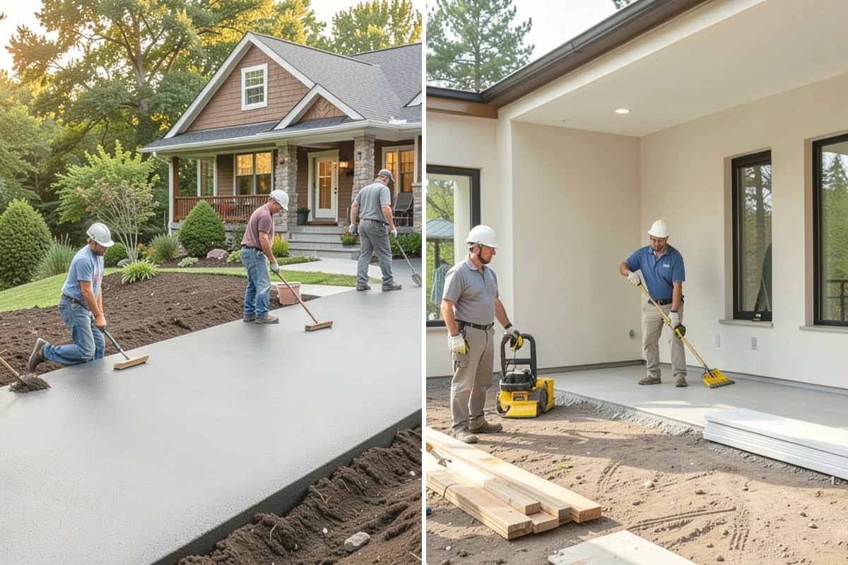 Front Steps Construction in Ruston, Pierce County, WA - Assess the entry, grade, and required dimensions