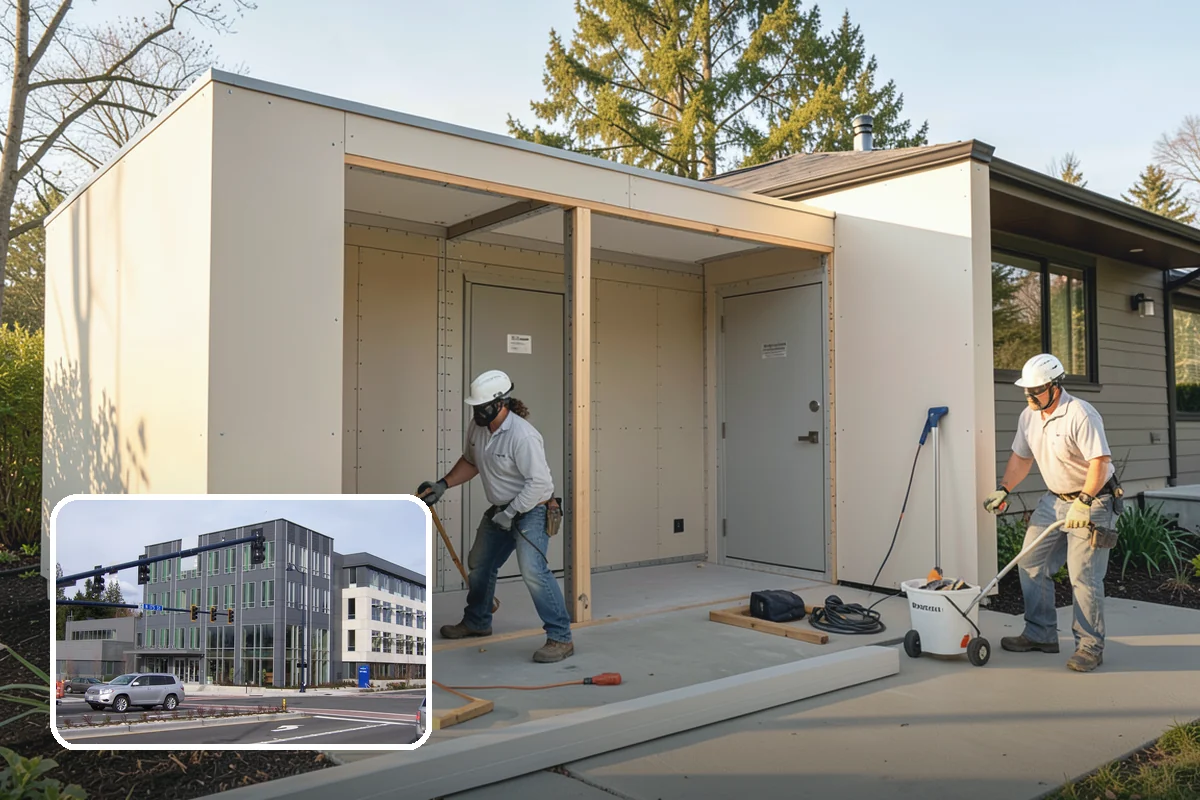 Front Steps Construction in Shoreline, King County, WA - Safe, code-compliant rise and run for daily use