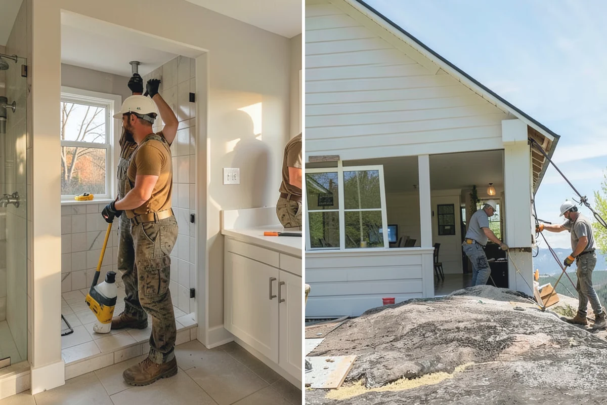 Front Steps Construction in Sumner, Pierce County, WA - Assess the entry, grade, and required dimensions