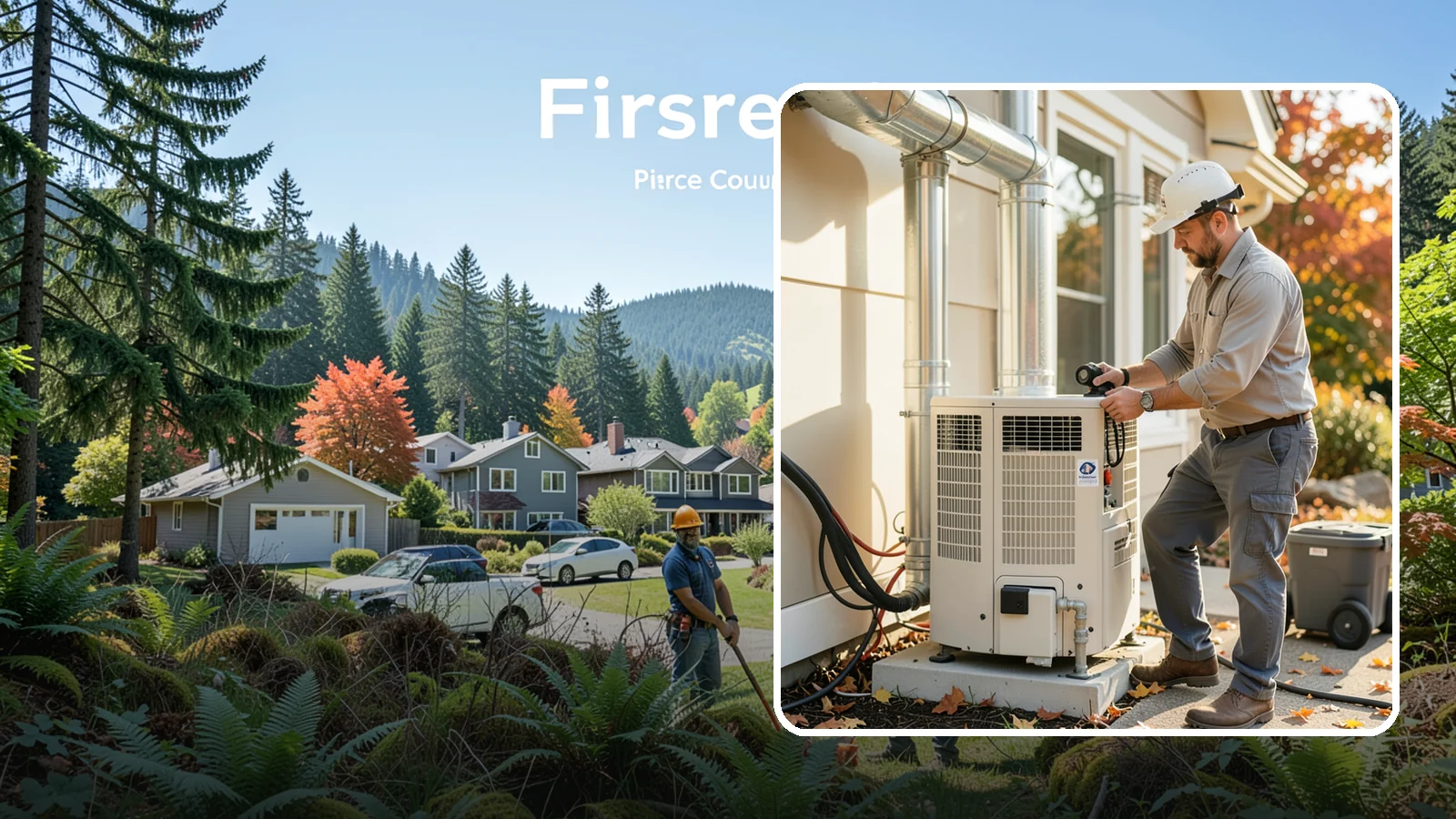 Furnace Installation in Fircrest, Pierce County, WA - We install and replace high-efficiency gas and electric furnaces sized correctly for your home's heating needs.