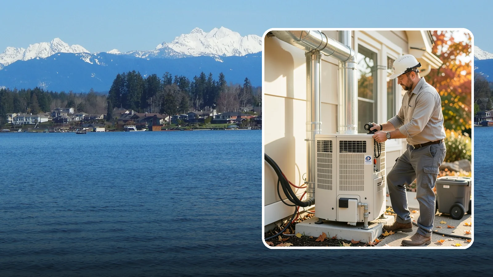 Furnace Installation in Lake Stevens, Snohomish County, WA - We install and replace high-efficiency gas and electric furnaces sized correctly for your home's heating needs.