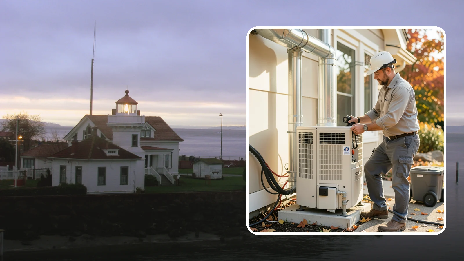 Furnace Installation in Mukilteo, Snohomish County, WA - We install and replace high-efficiency gas and electric furnaces sized correctly for your home's heating needs.
