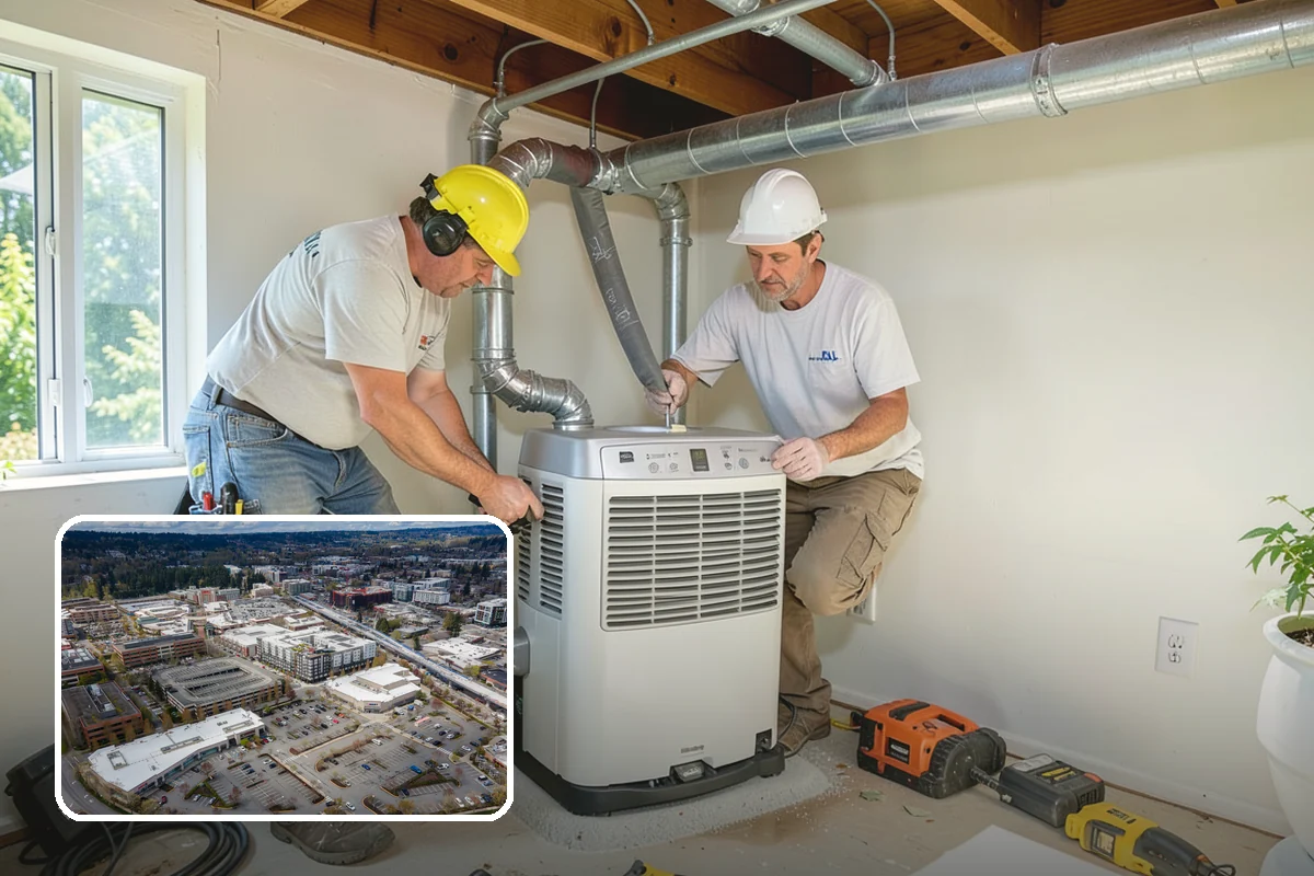 Furnace Installation in Redmond, King County, WA - Right-sized unit delivers even heat without short-cycling