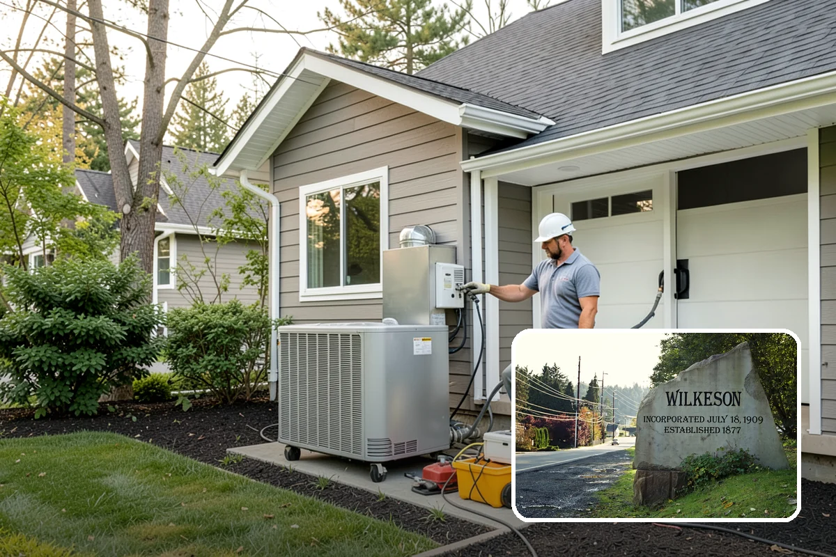 Furnace Installation in Wilkeson, Pierce County, WA - Right-sized unit delivers even heat without short-cycling