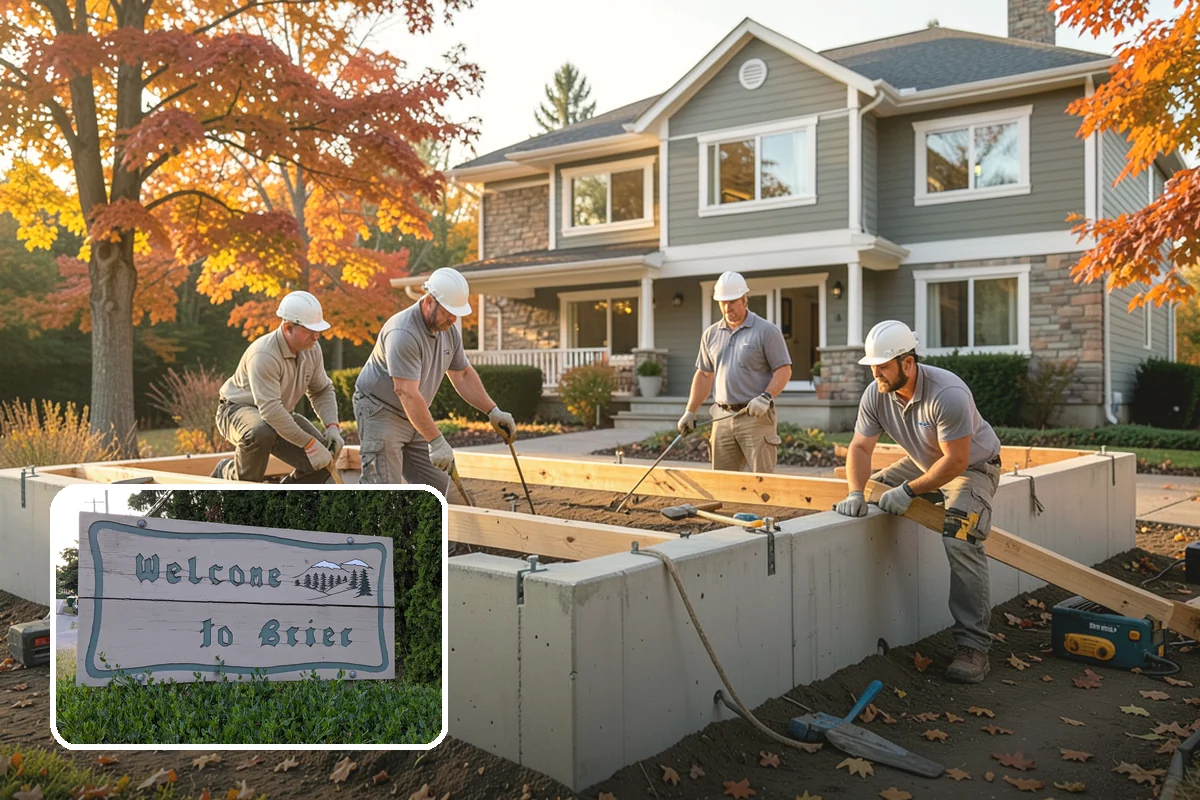 Gabion Retaining Wall in Brier, Snohomish County, WA - Fully permeable, so water drains right through