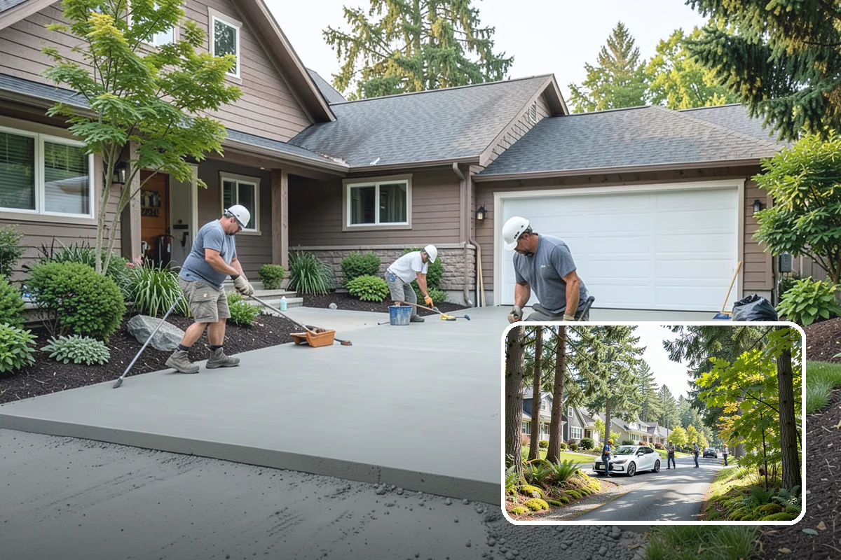 Gabion Retaining Wall in Normandy Park, King County, WA - Fully permeable, so water drains right through