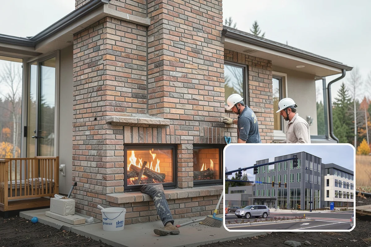 Gabion Retaining Wall in Shoreline, King County, WA - Fully permeable, so water drains right through