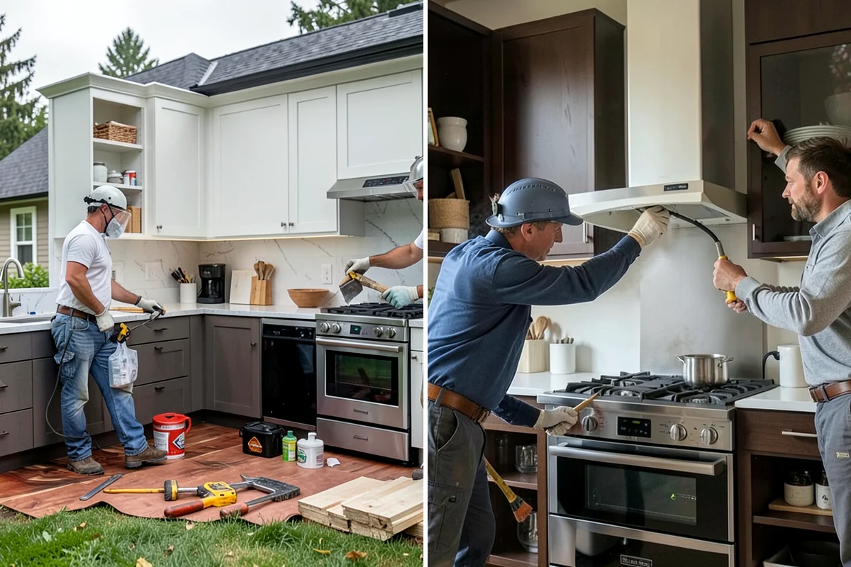 Galley Kitchen Remodel in Arlington, Snohomish County, WA - Measure both runs and evaluate clearances
