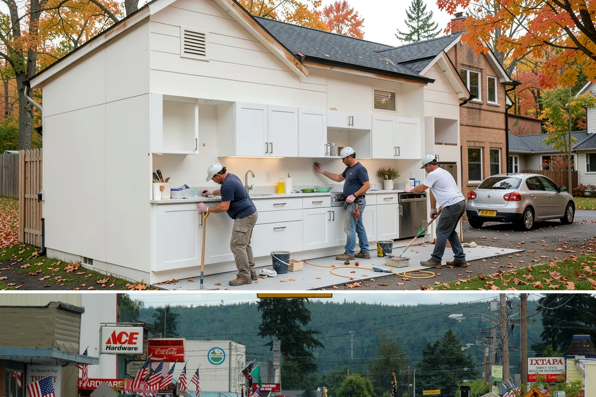 Galley Kitchen Remodel in Carnation, King County, WA - Booking in early spring keeps this focused project on a tight schedule ahead of the busy summer months.