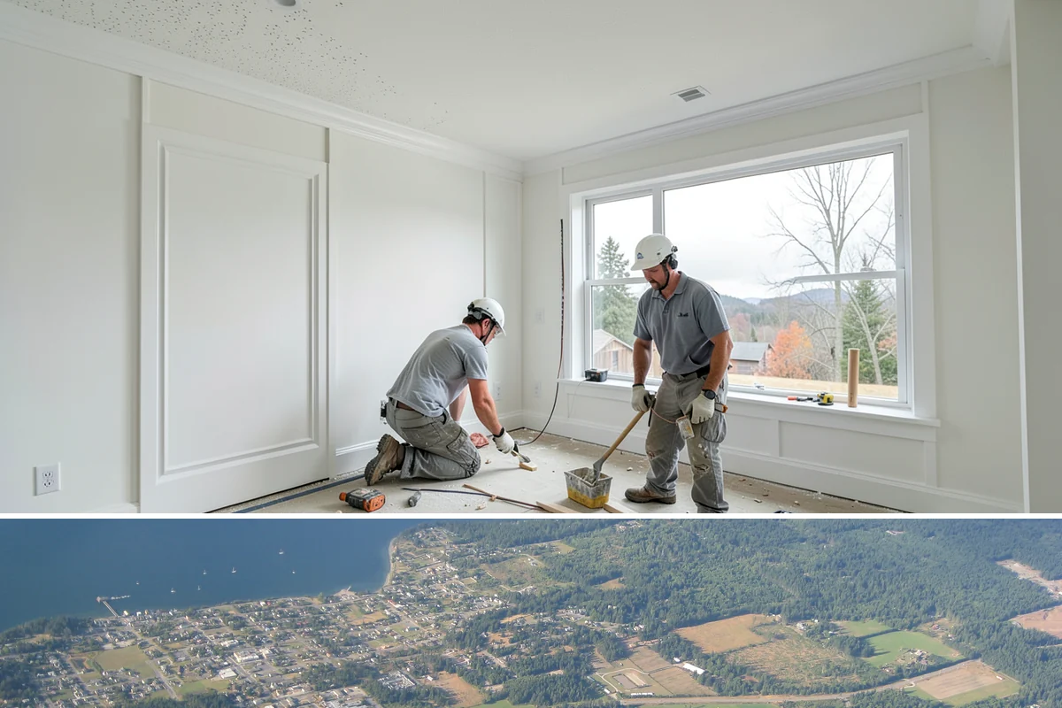 Galley Kitchen Remodel in Coupeville, Island County, WA - Booking in early spring keeps this focused project on a tight schedule ahead of the busy summer months.