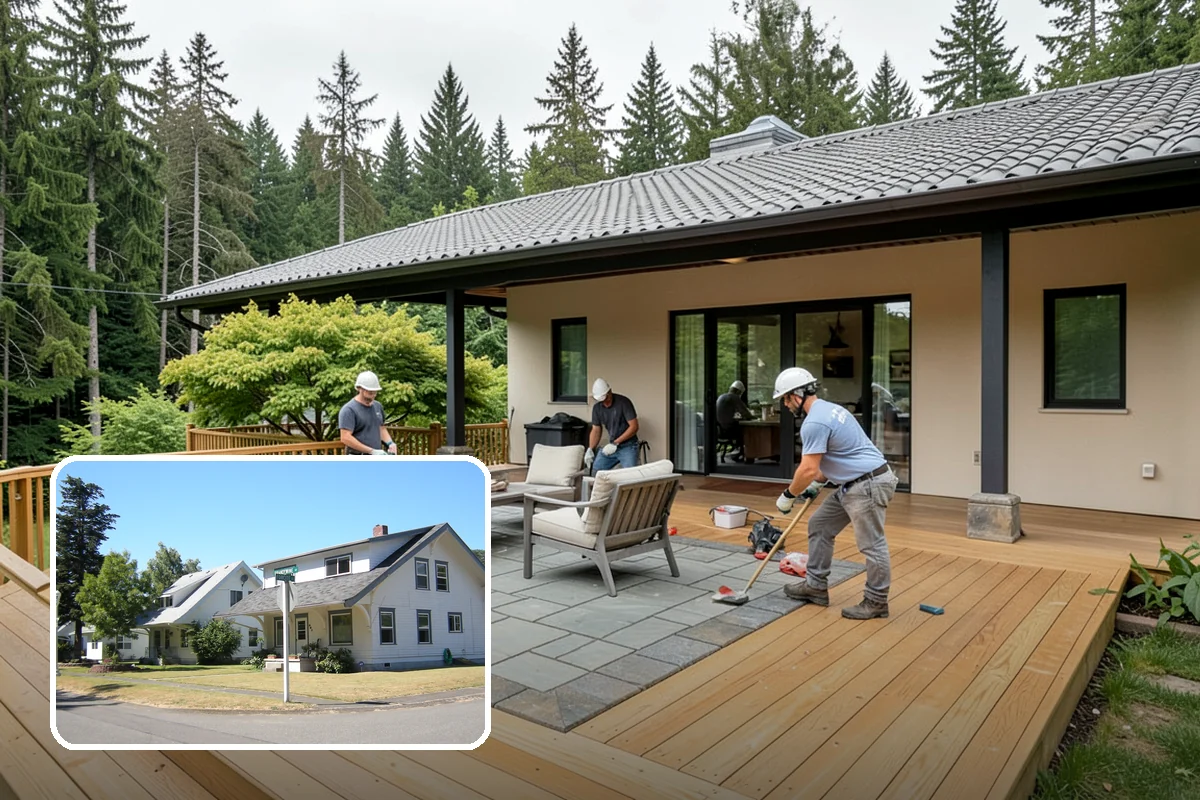 Galley Kitchen Remodel in DuPont, Pierce County, WA - Tightened workflow between parallel counters