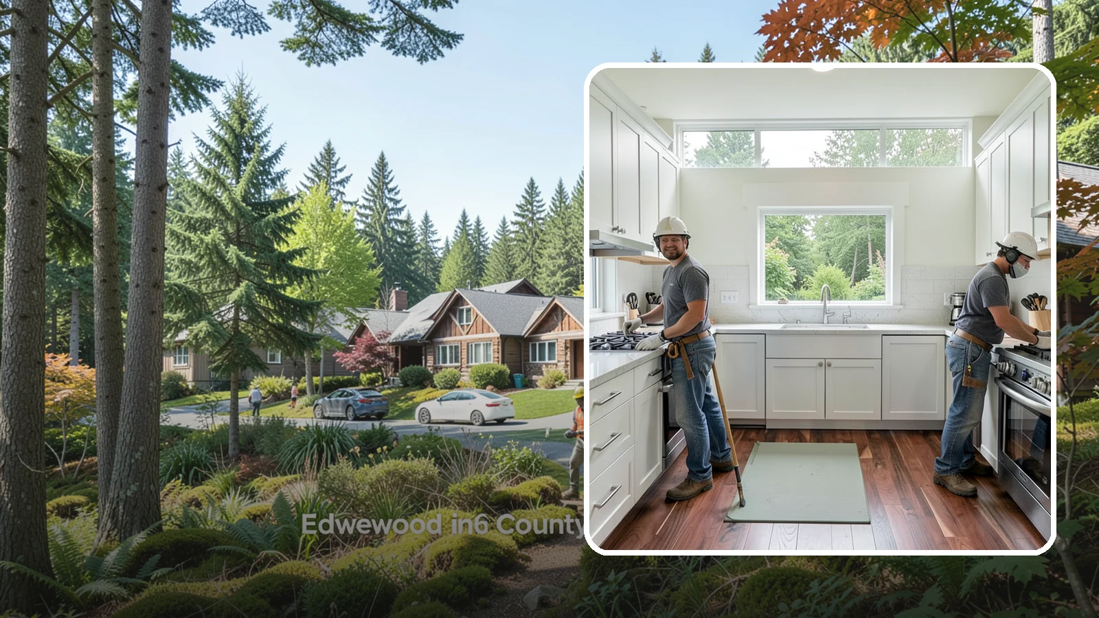 Galley Kitchen Remodel in Edgewood, Pierce County, WA - A galley kitchen remodel that streamlines the classic two-wall layout into an efficient, comfortable cooking corridor.