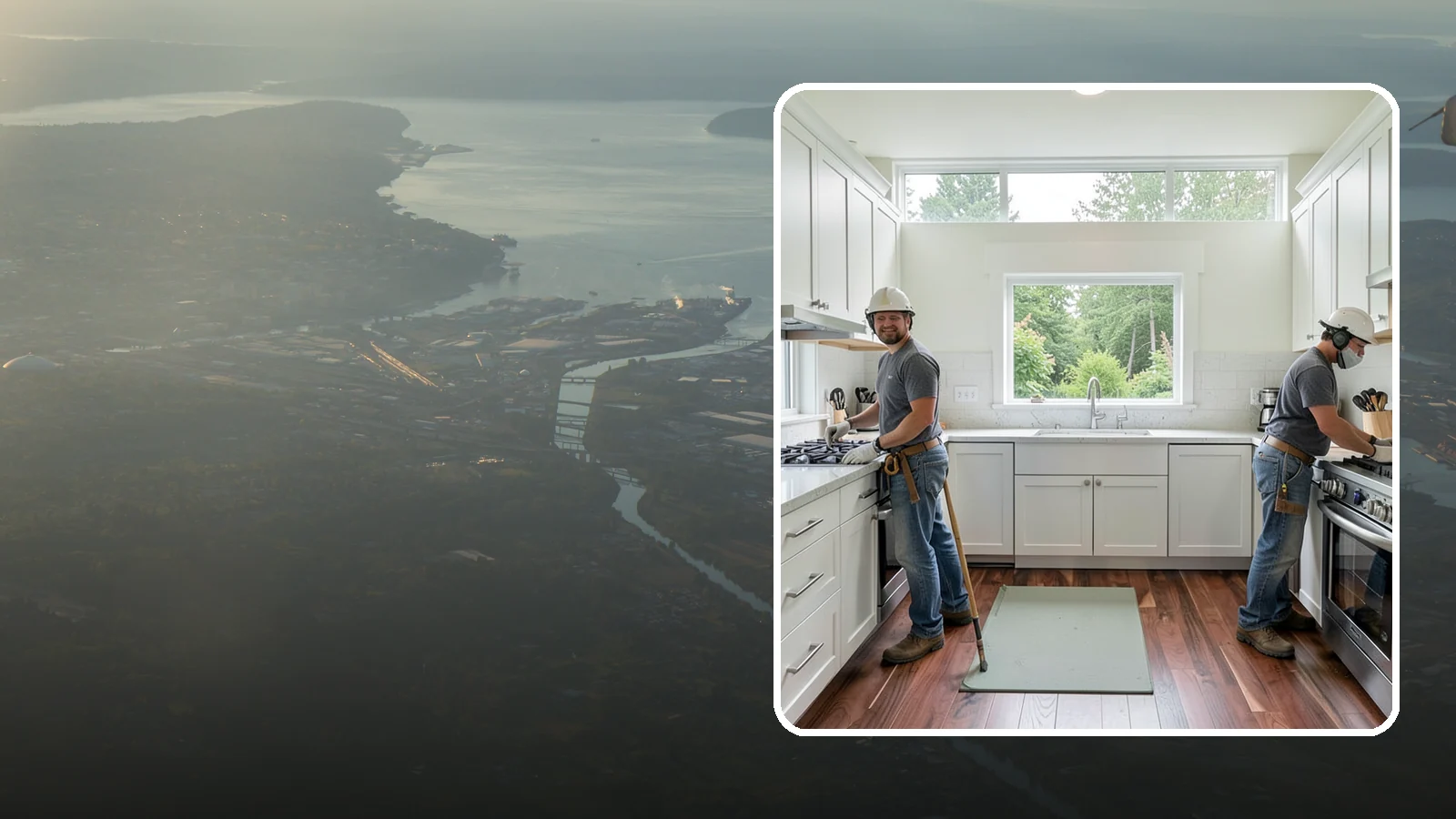 Galley Kitchen Remodel in Fife, Pierce County, WA - A galley kitchen remodel that streamlines the classic two-wall layout into an efficient, comfortable cooking corridor.