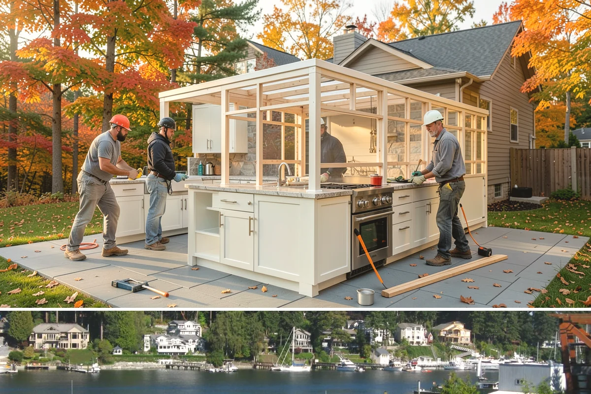 Galley Kitchen Remodel in Gig Harbor, Pierce County, WA - Booking in early spring keeps this focused project on a tight schedule ahead of the busy summer months.
