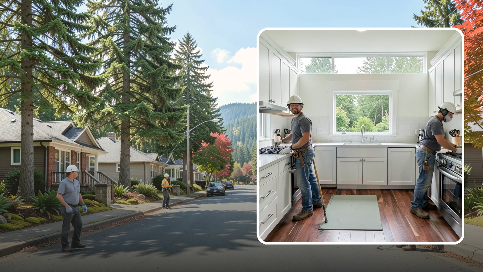 Galley Kitchen Remodel in Hunts Point, King County, WA - A galley kitchen remodel that streamlines the classic two-wall layout into an efficient, comfortable cooking corridor.