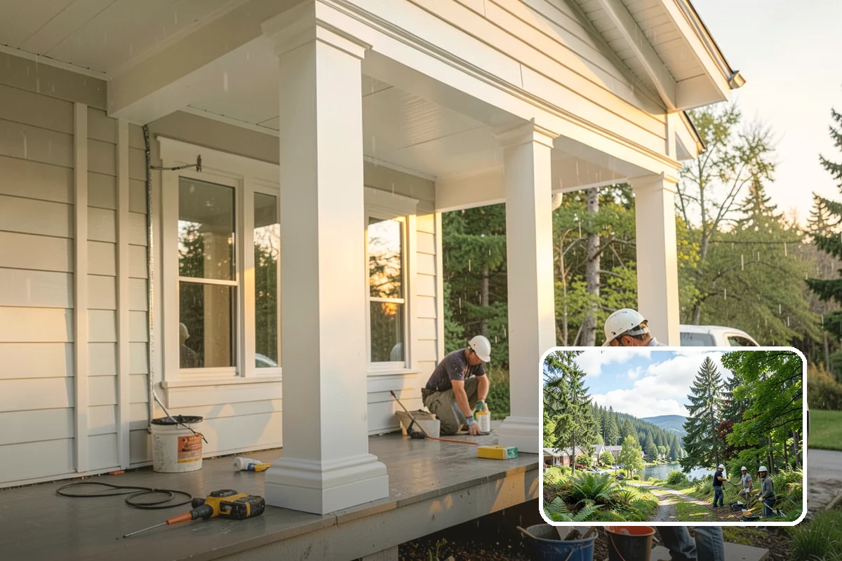 Galley Kitchen Remodel in Lake Forest Park, King County, WA - Tightened workflow between parallel counters