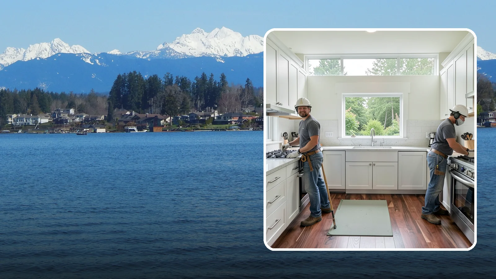 Galley Kitchen Remodel in Lake Stevens, Snohomish County, WA - A galley kitchen remodel that streamlines the classic two-wall layout into an efficient, comfortable cooking corridor.
