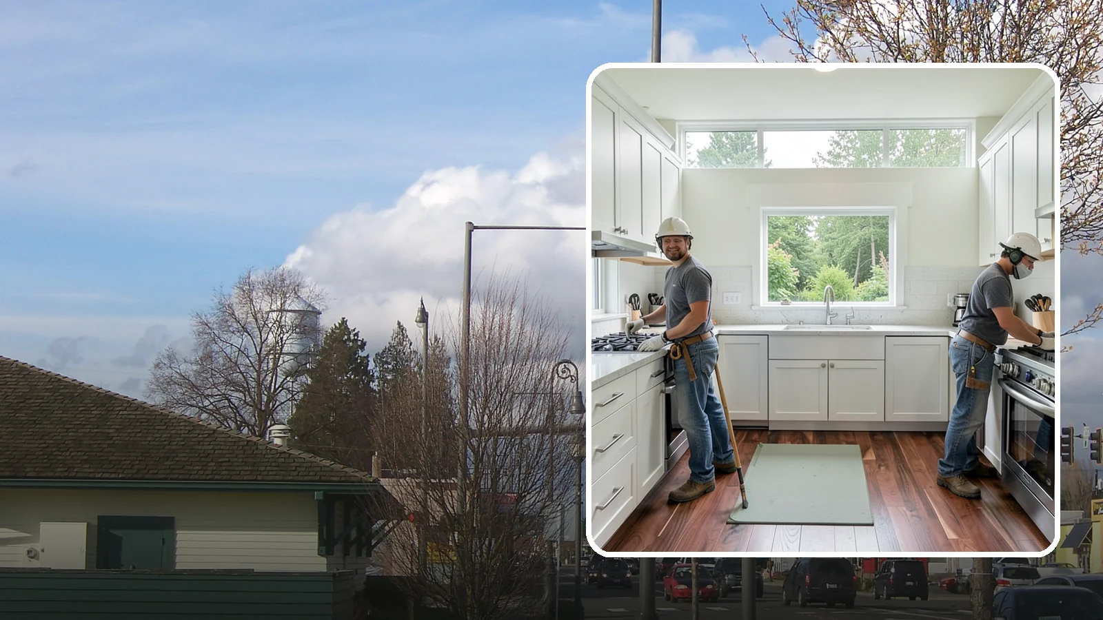 Galley Kitchen Remodel in Marysville, Snohomish County, WA - A galley kitchen remodel that streamlines the classic two-wall layout into an efficient, comfortable cooking corridor.