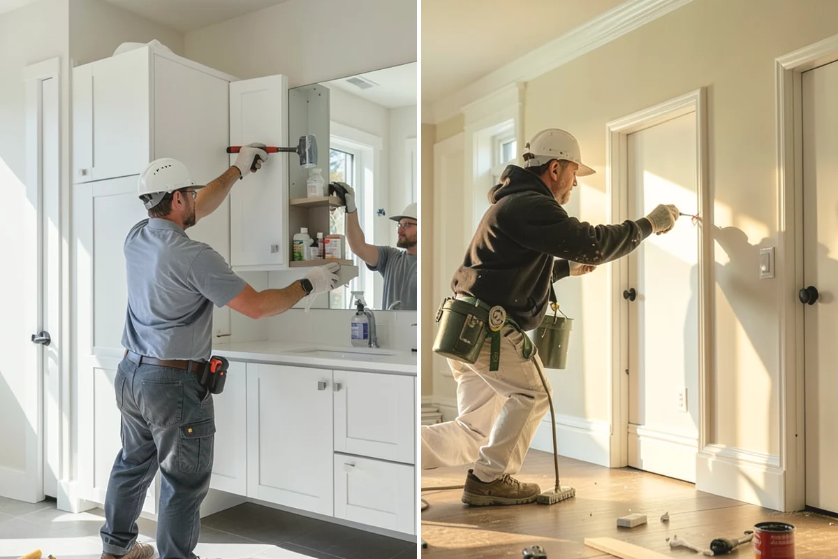 Galley Kitchen Remodel in Mercer Island, King County, WA - Measure both runs and evaluate clearances