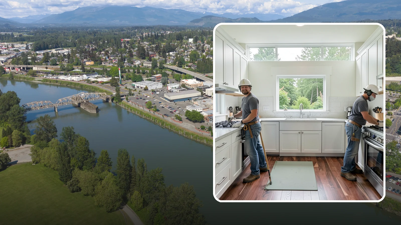 Galley Kitchen Remodel in Mount Vernon, Skagit County, WA - A galley kitchen remodel that streamlines the classic two-wall layout into an efficient, comfortable cooking corridor.