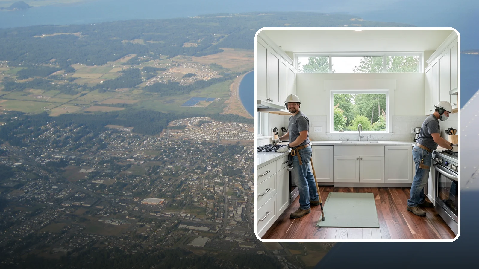 Galley Kitchen Remodel in Oak Harbor, Island County, WA - A galley kitchen remodel that streamlines the classic two-wall layout into an efficient, comfortable cooking corridor.