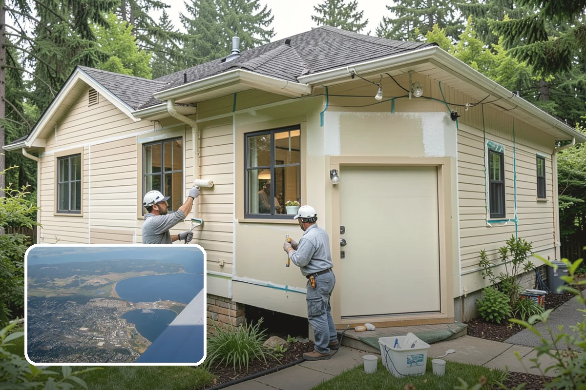 Galley Kitchen Remodel in Oak Harbor, Island County, WA - Tightened workflow between parallel counters