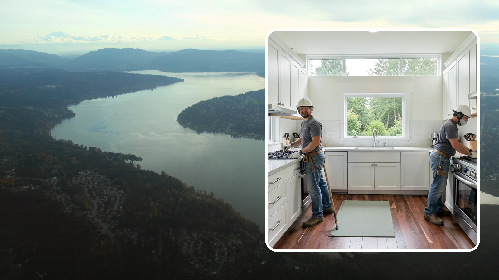Galley Kitchen Remodel in Sammamish, King County, WA - A galley kitchen remodel that streamlines the classic two-wall layout into an efficient, comfortable cooking corridor.