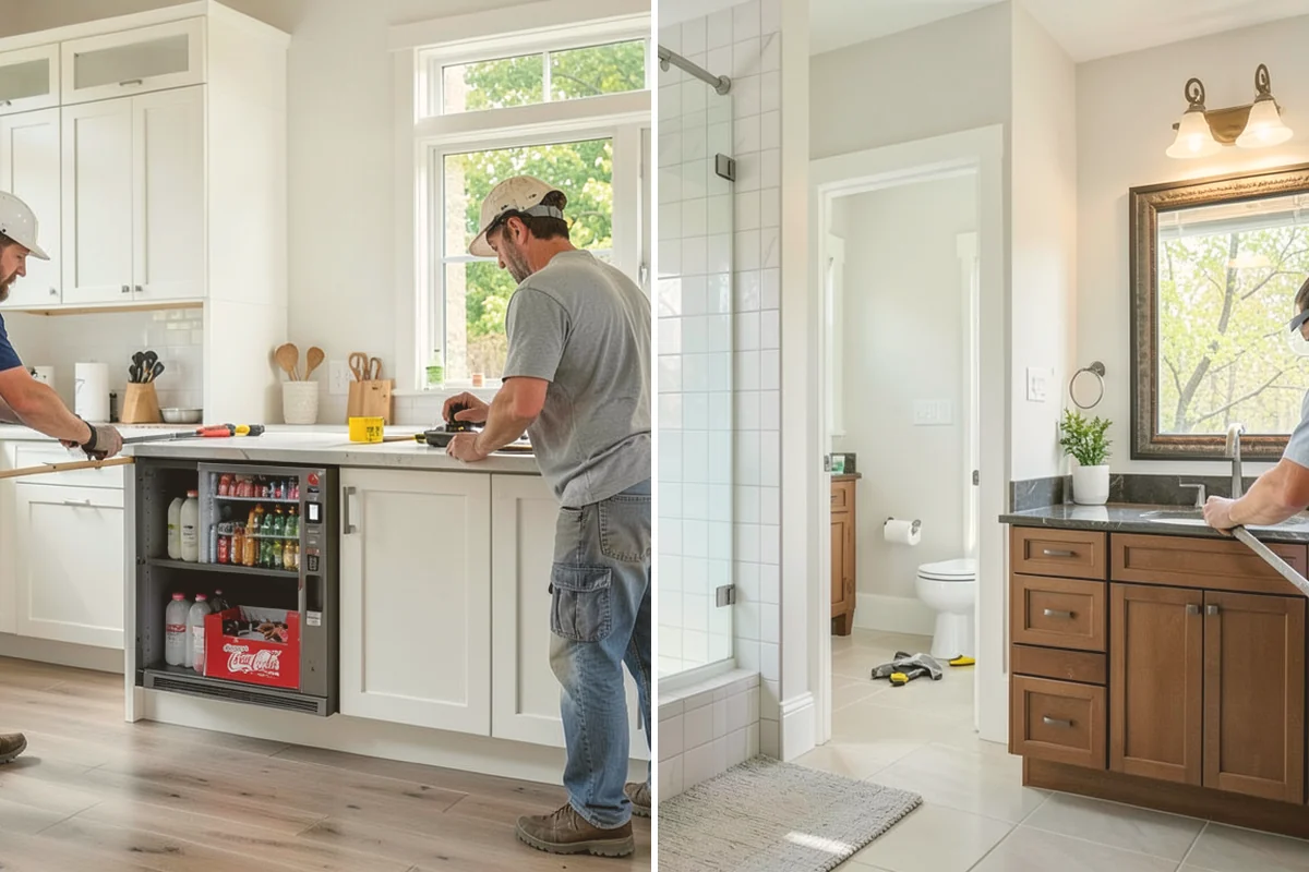 Galley Kitchen Remodel in Sammamish, King County, WA - Measure both runs and evaluate clearances