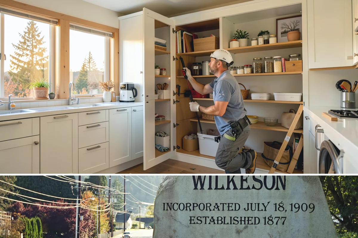 Galley Kitchen Remodel in Wilkeson, Pierce County, WA - Booking in early spring keeps this focused project on a tight schedule ahead of the busy summer months.
