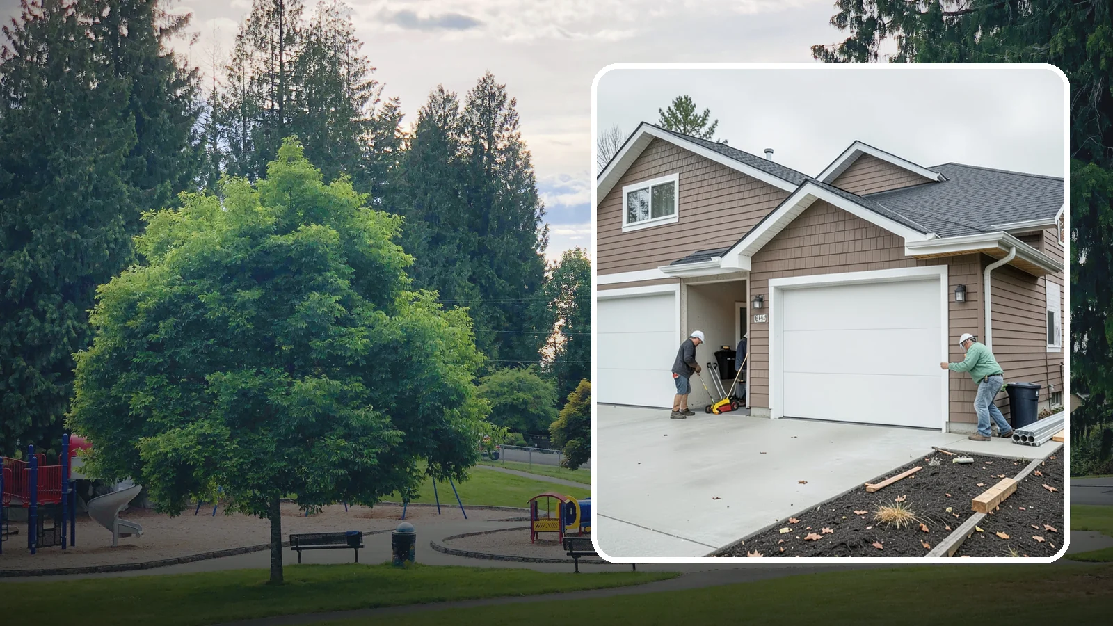 Garage Addition in Bonney Lake, Pierce County, WA - A garage addition adds attached or detached covered parking and storage built to Washington code.