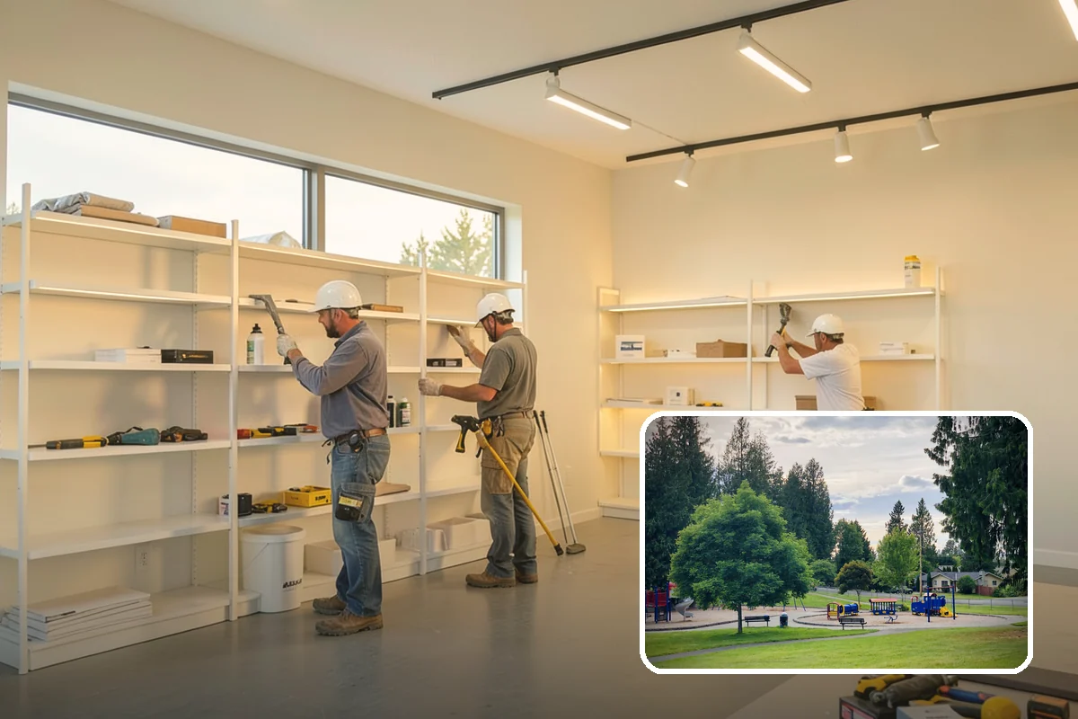 Garage Addition in Bonney Lake, Pierce County, WA - Protects vehicles from rain and moisture