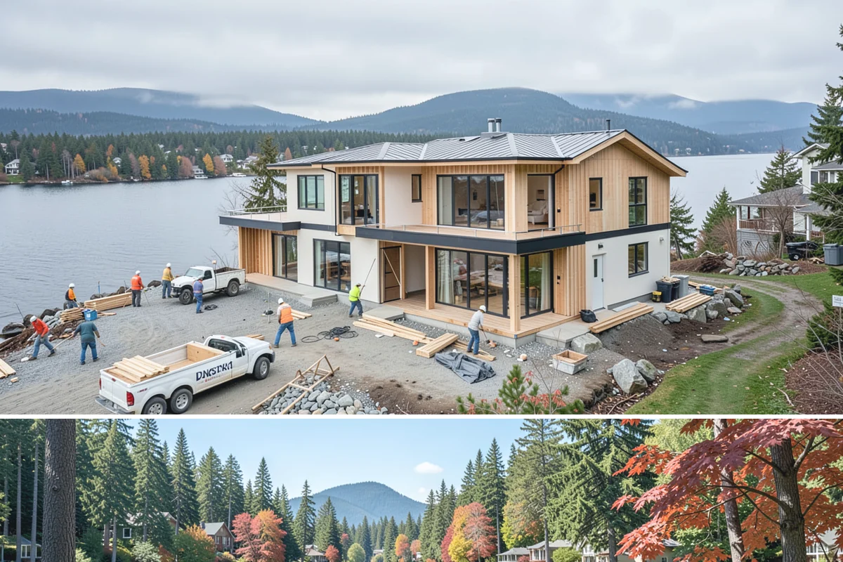 Garage Addition in Covington, King County, WA - Slab pours and framing are scheduled for dry summer conditions to ensure a sound cure and weather-tight shell.