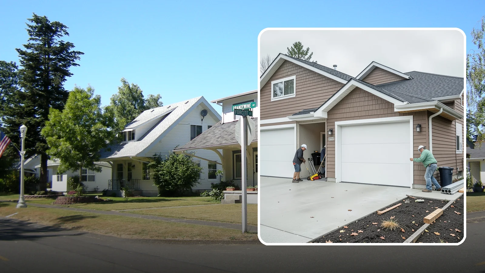 Garage Addition in DuPont, Pierce County, WA - A garage addition adds attached or detached covered parking and storage built to Washington code.