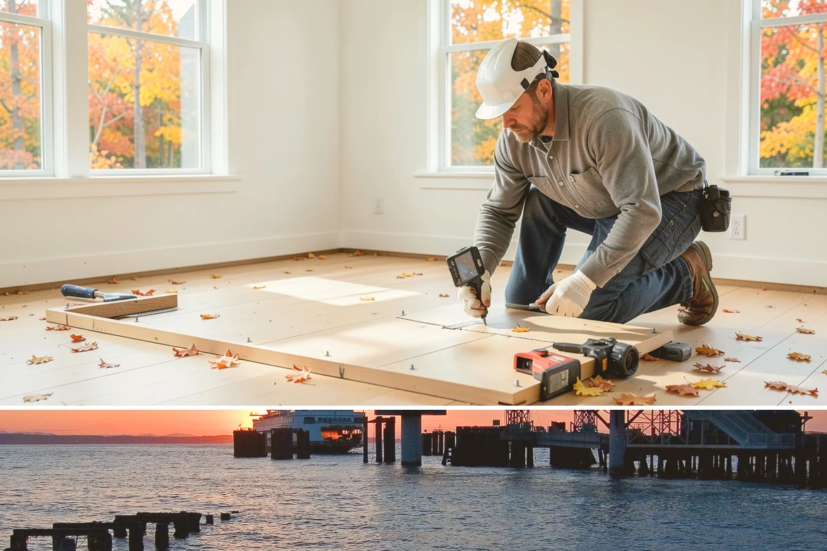 Garage Addition in Edmonds, Snohomish County, WA - Slab pours and framing are scheduled for dry summer conditions to ensure a sound cure and weather-tight shell.