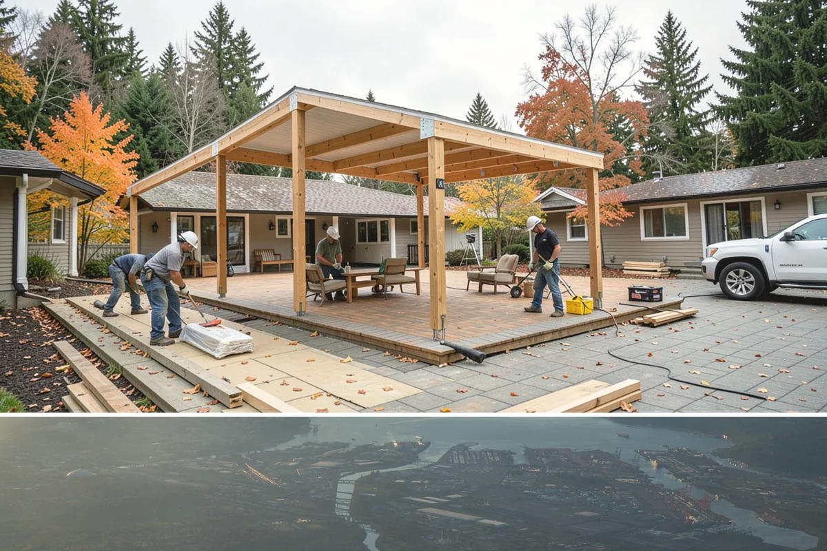 Garage Addition in Fife, Pierce County, WA - Slab pours and framing are scheduled for dry summer conditions to ensure a sound cure and weather-tight shell.