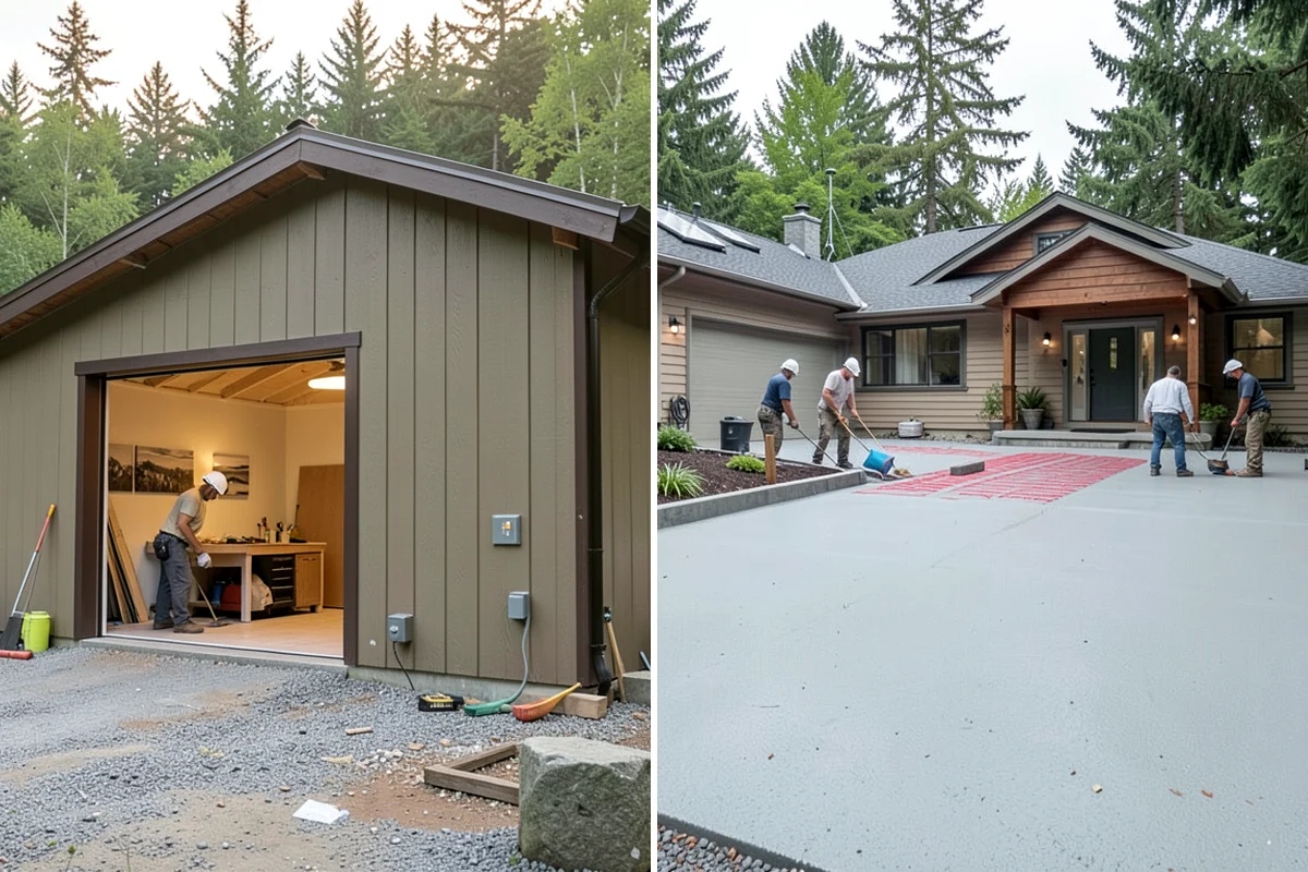 Garage Addition in Fircrest, Pierce County, WA - Plan garage size, placement, and access
