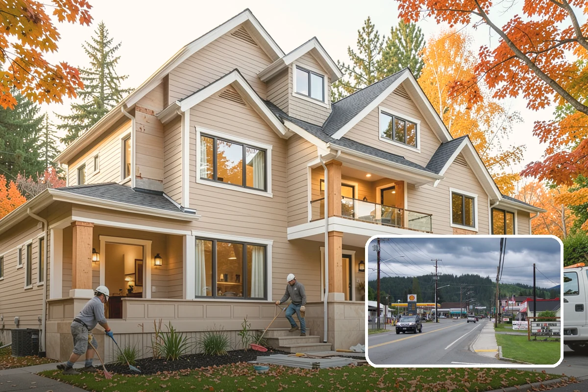 Garage Addition in Granite Falls, Snohomish County, WA - Protects vehicles from rain and moisture