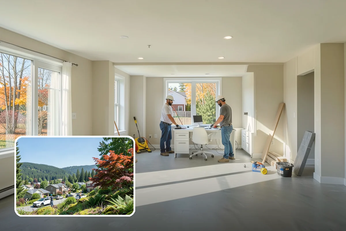 Garage Addition in Index, Snohomish County, WA - Protects vehicles from rain and moisture
