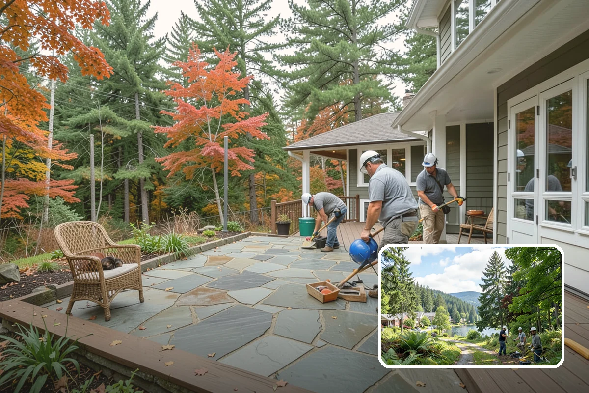 Garage Addition in Lake Forest Park, King County, WA - Protects vehicles from rain and moisture