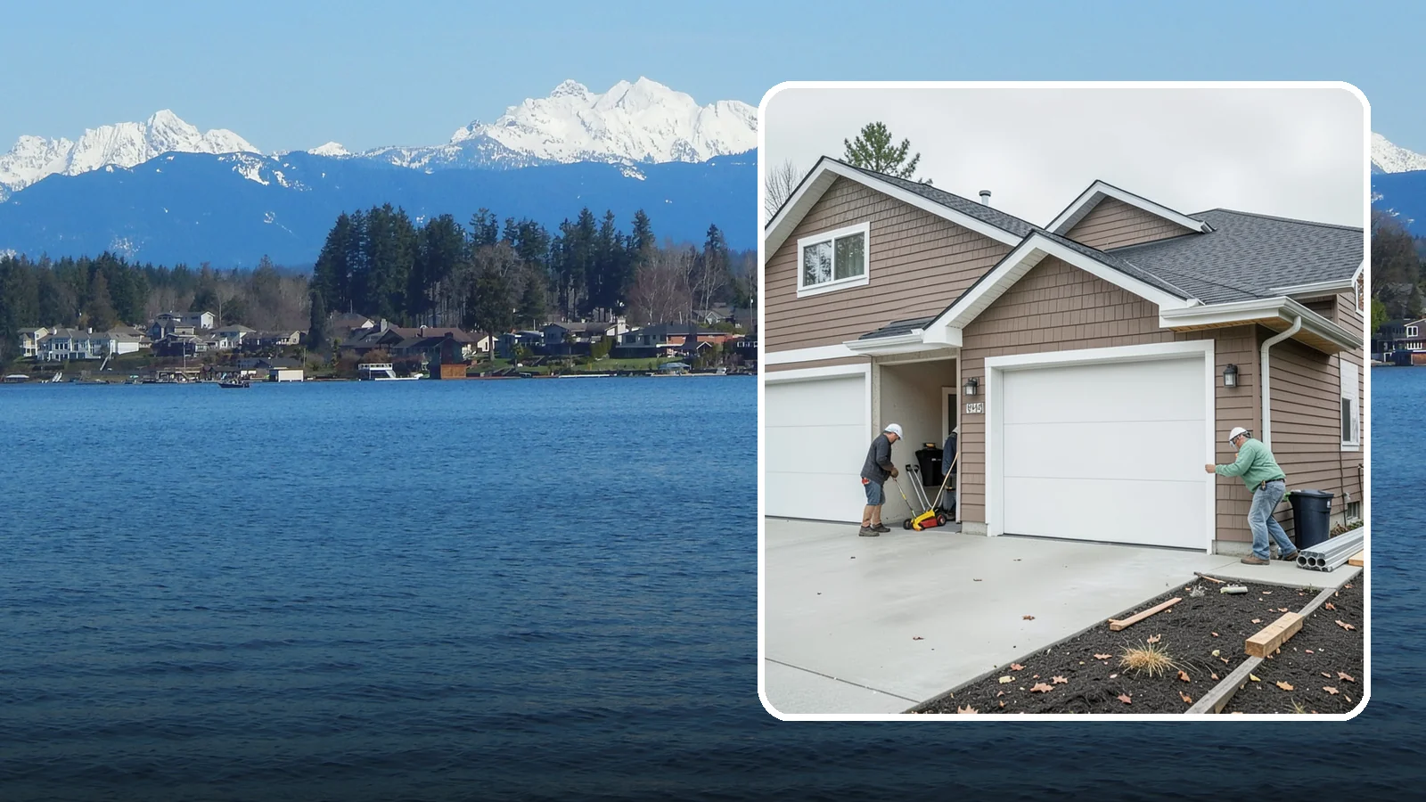 Garage Addition in Lake Stevens, Snohomish County, WA - A garage addition adds attached or detached covered parking and storage built to Washington code.