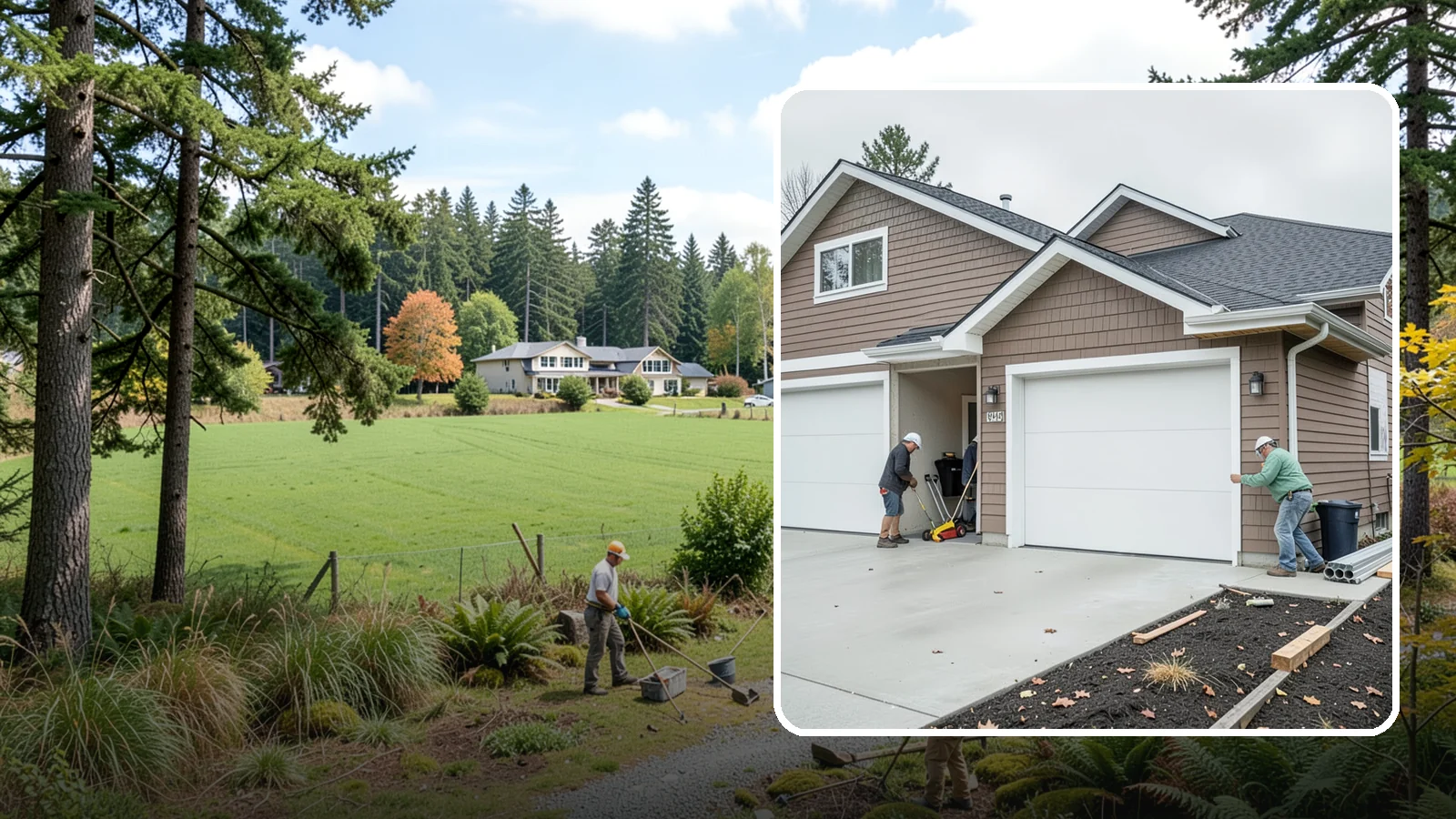 Garage Addition in Lyman, Skagit County, WA - A garage addition adds attached or detached covered parking and storage built to Washington code.