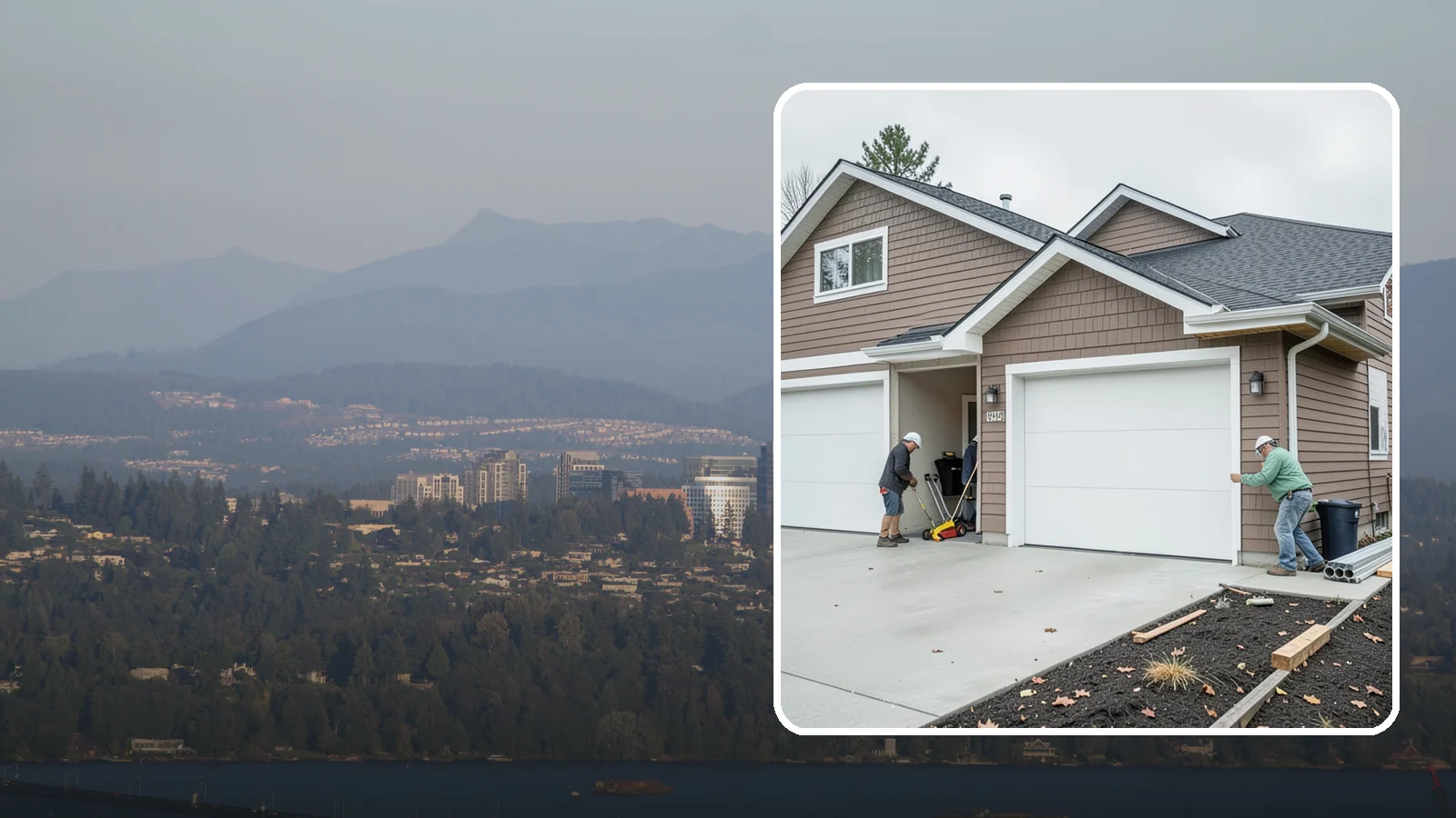 Garage Addition in Medina, King County, WA - A garage addition adds attached or detached covered parking and storage built to Washington code.