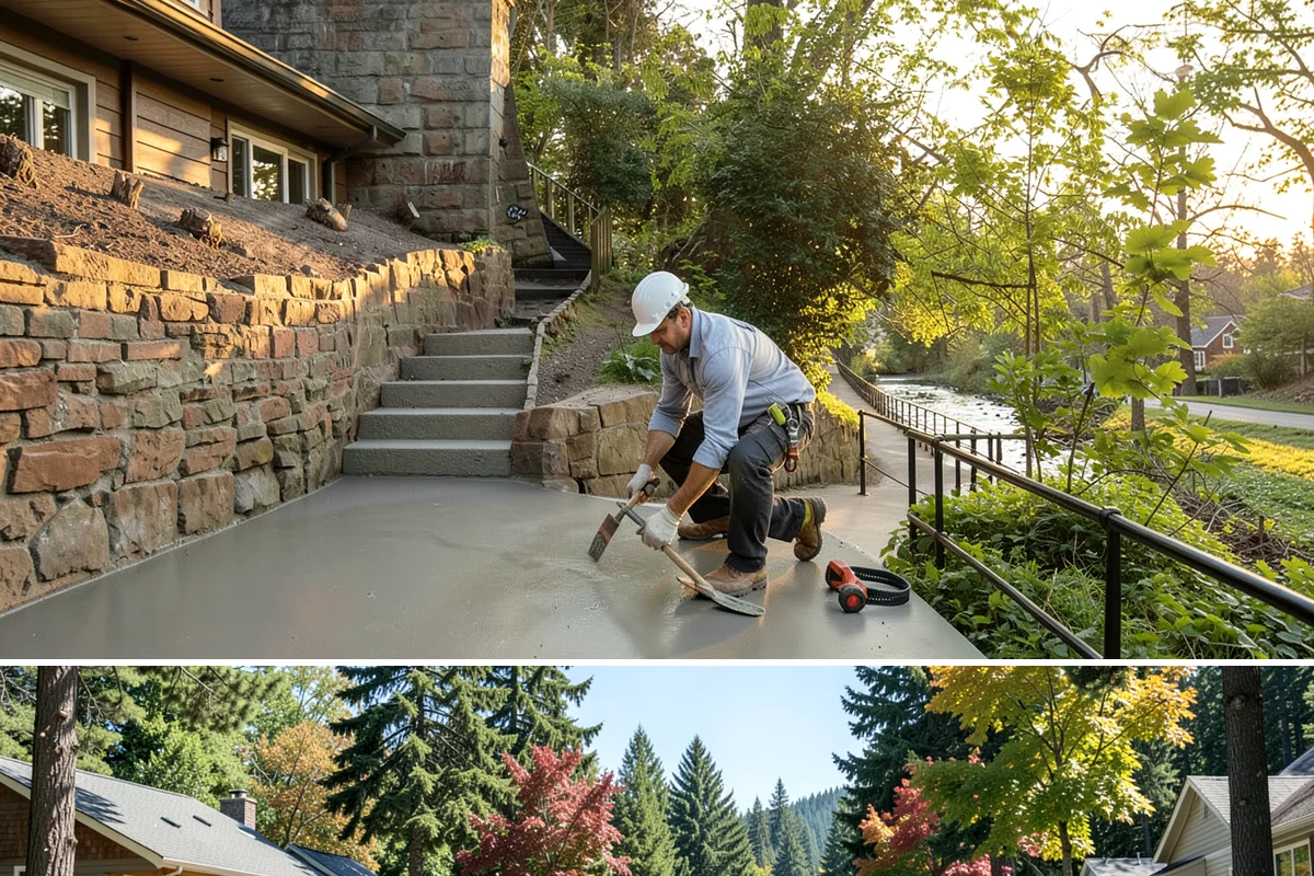 Garage Addition in Orting, Pierce County, WA - Slab pours and framing are scheduled for dry summer conditions to ensure a sound cure and weather-tight shell.