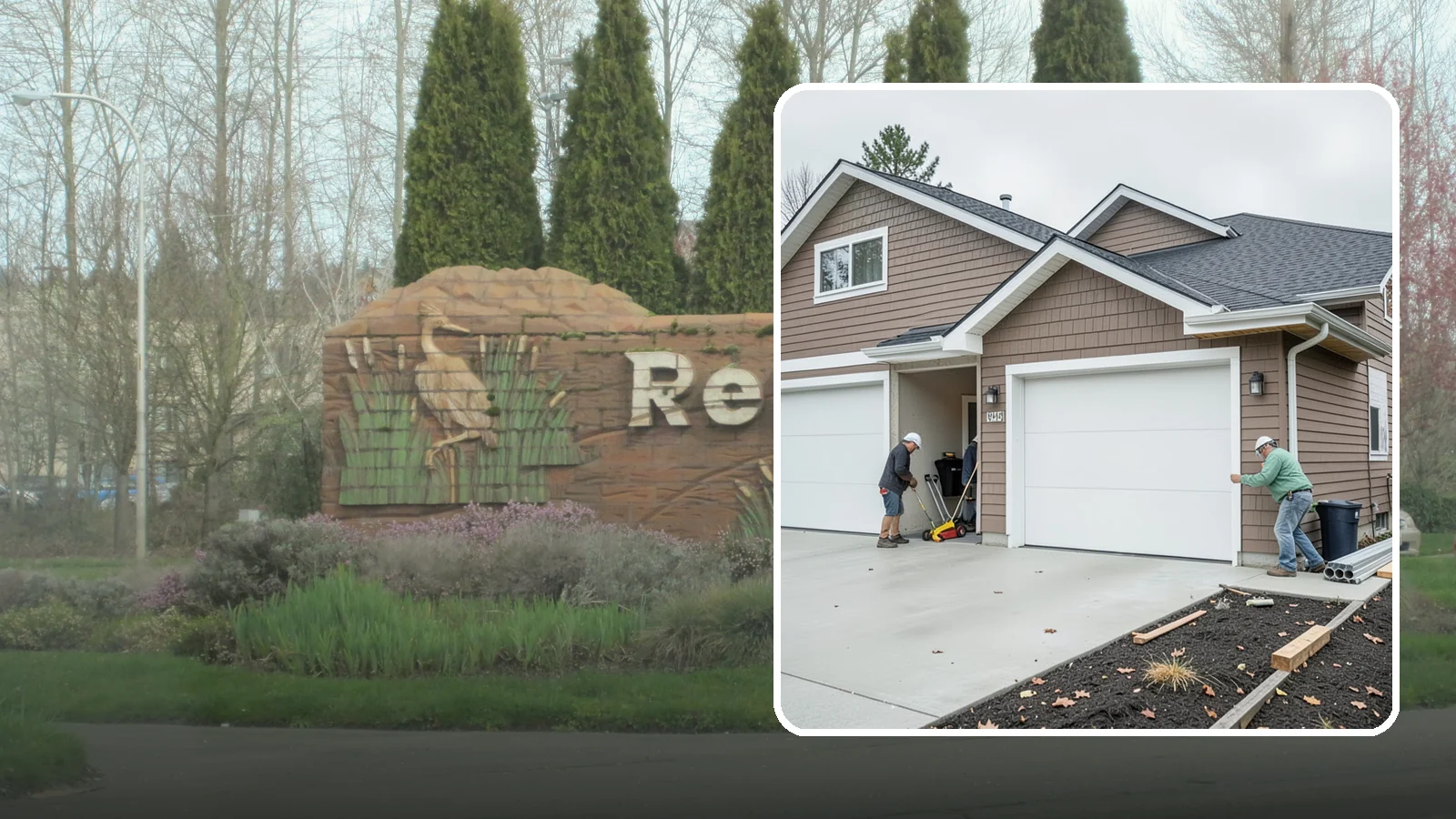 Garage Addition in Renton, King County, WA - A garage addition adds attached or detached covered parking and storage built to Washington code.