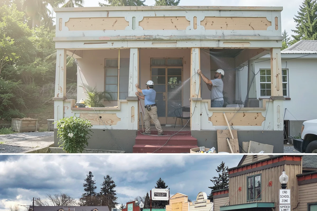 Garage Addition in Roy, Pierce County, WA - Slab pours and framing are scheduled for dry summer conditions to ensure a sound cure and weather-tight shell.