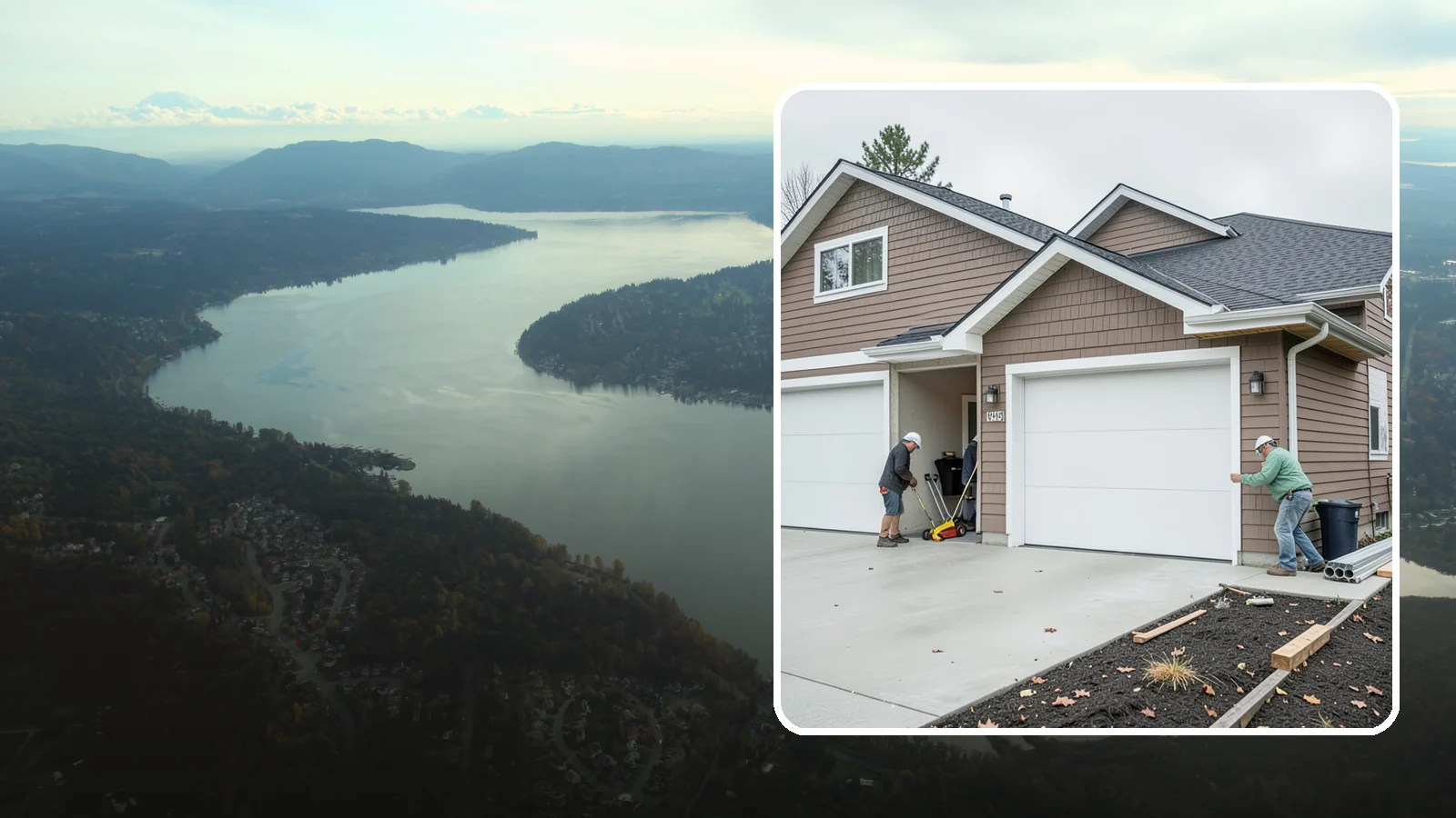 Garage Addition in Sammamish, King County, WA - A garage addition adds attached or detached covered parking and storage built to Washington code.