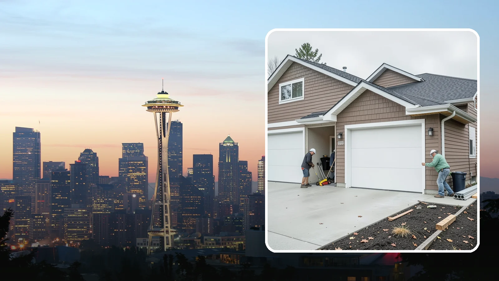 Garage Addition in Seattle, King County, WA - A garage addition adds attached or detached covered parking and storage built to Washington code.